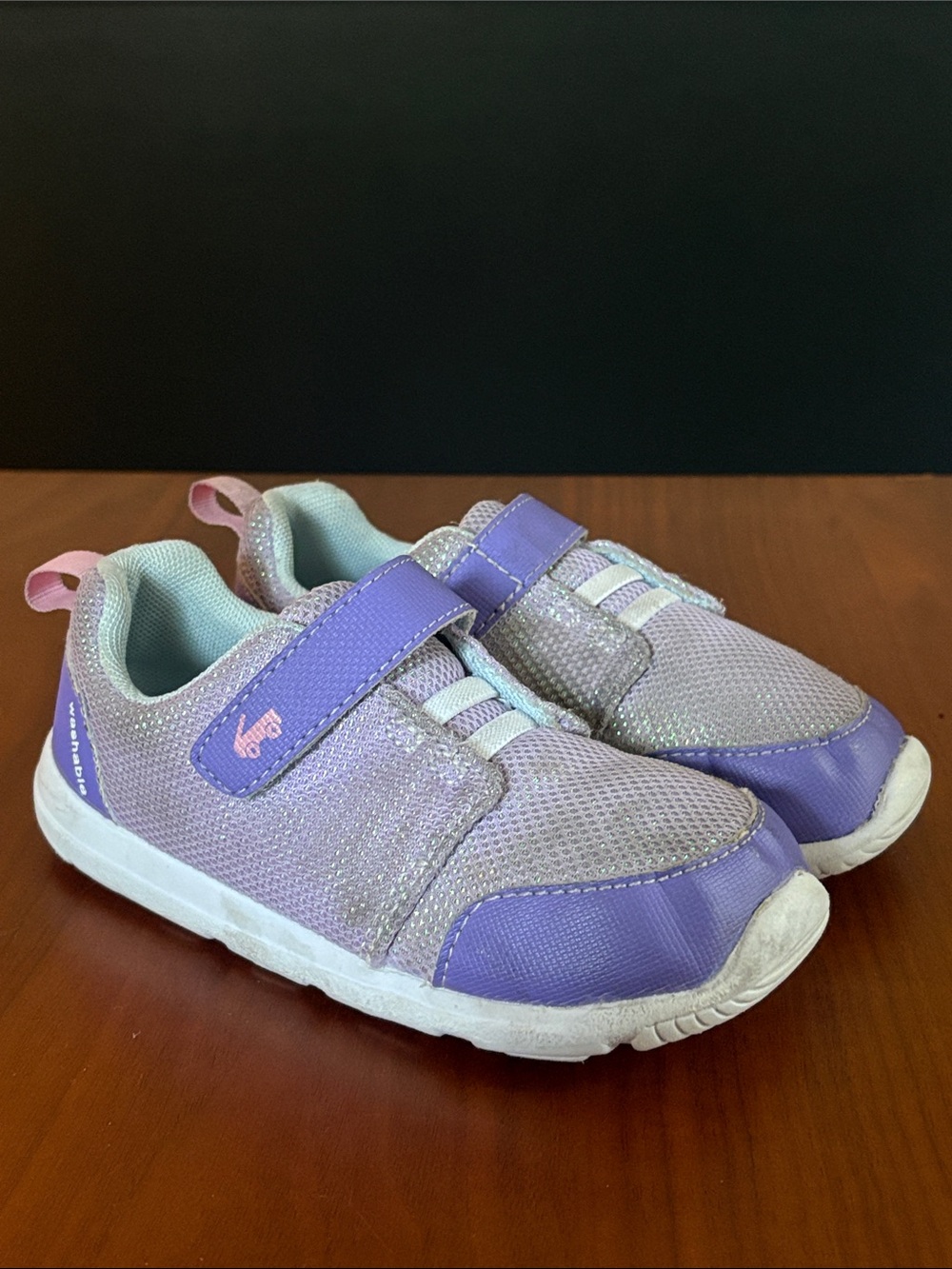 See Kai Run, Basics Stryker Lace Purple Shimmer Shoes Size 11